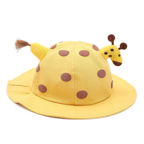 Children's fawn cartoon sunscreen hat, Circumference 19-21 in